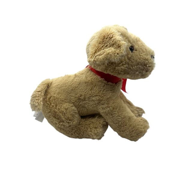 Melissa & Doug Sunny Yellow Labrador Plush Dog Toy Red Bow 11" Stuffed Animal - Picture 6 of 10